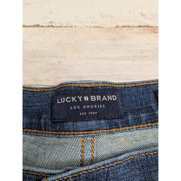 Lucky Brand 410 Jeans Mens 38x30 (39x29) Athletic Slim Med Wash Blue Stretch - Picture 5 of 15